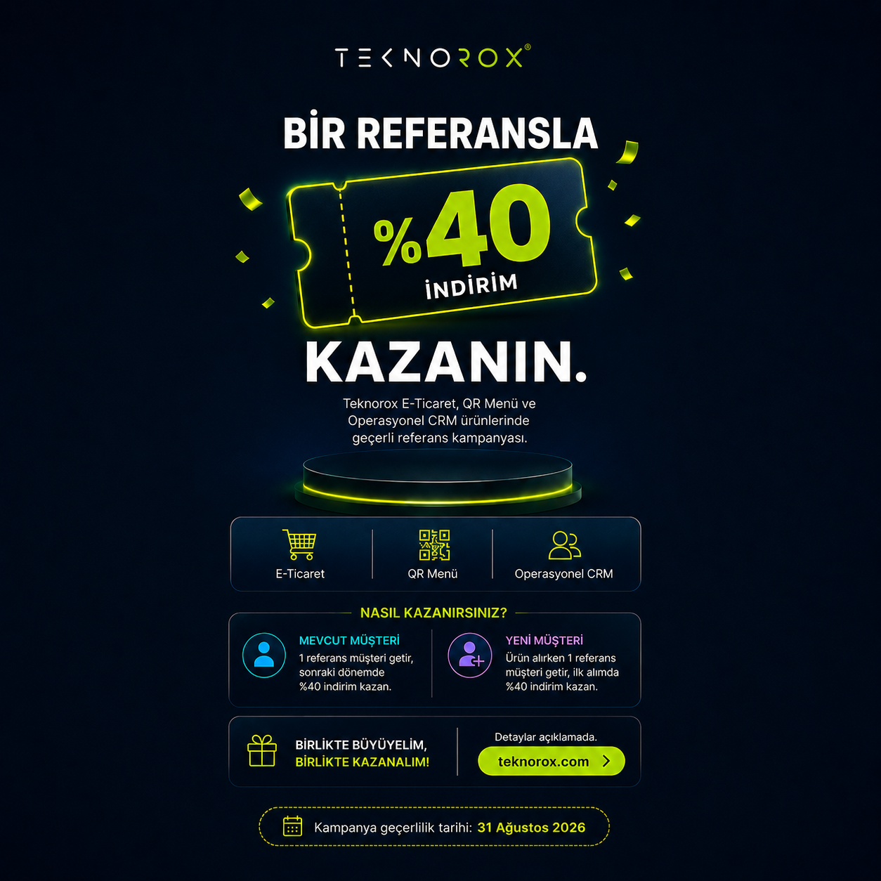 Teknorox Referans Kampanyası